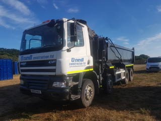 groundworks project southampton - oneill lorry